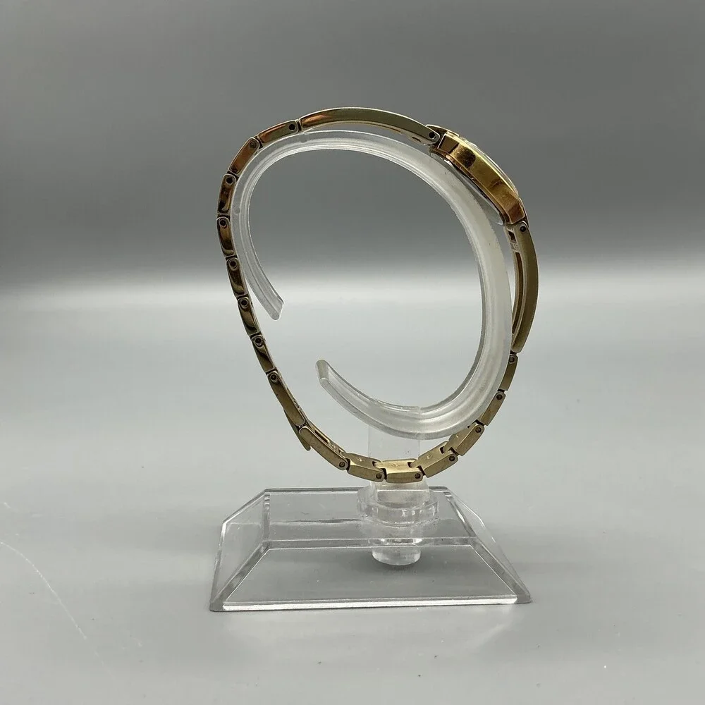 Seiko 1N00-0GN0 Womens Watch 20mm Gold Tone Bracelet New Battery 7.25